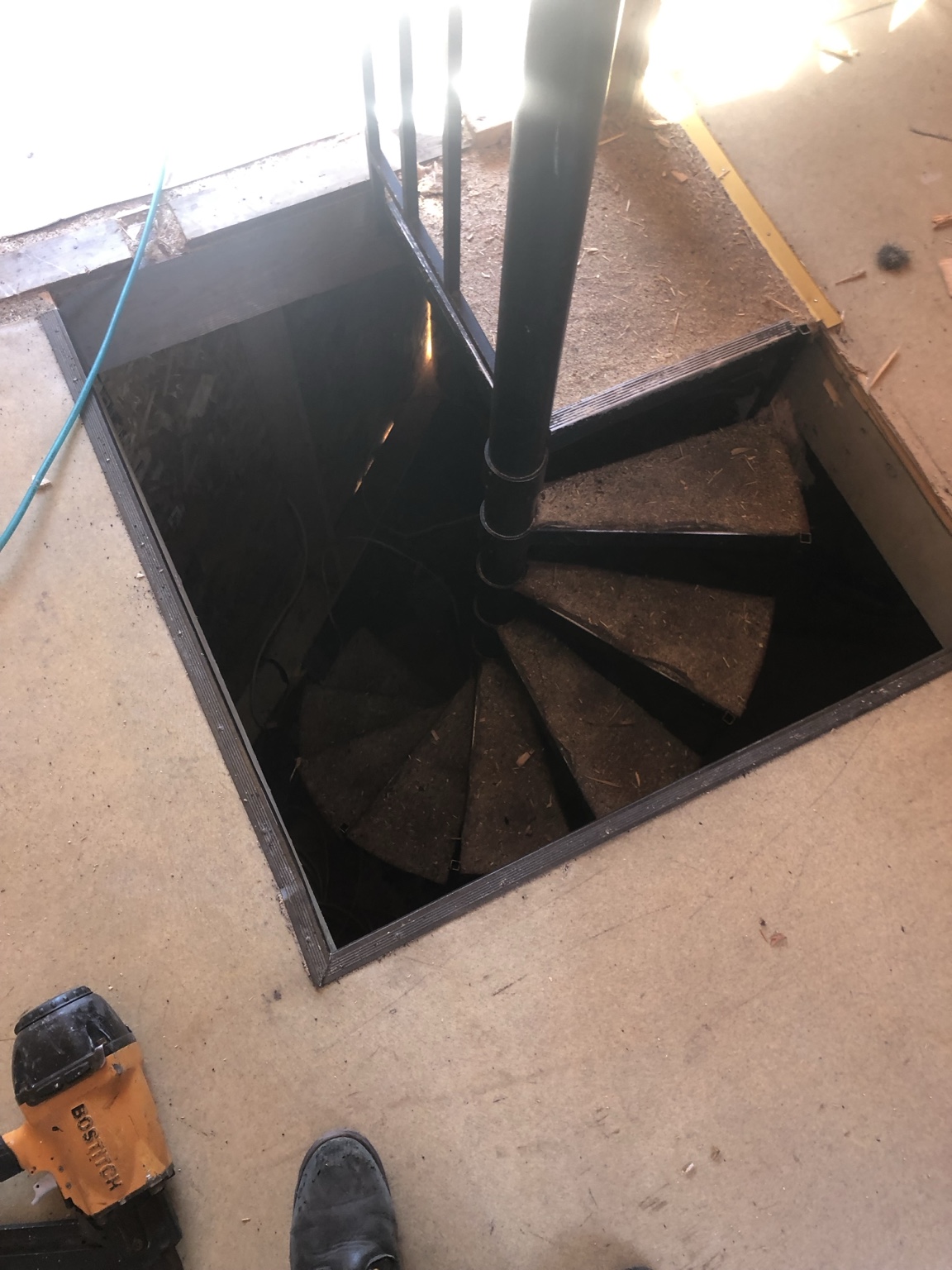 Spiral Stair Opening by Integrity Handyman Services